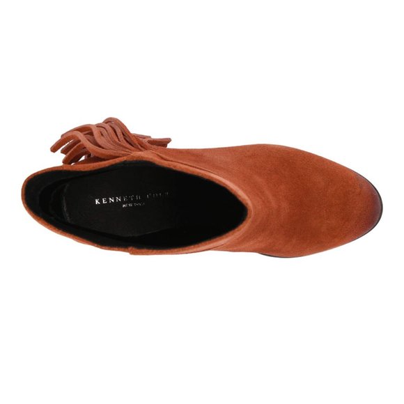 NEW Kenneth Cole New York Alana Women’s Ankle Booties Fringe Suede Leather - Picture 7 of 12